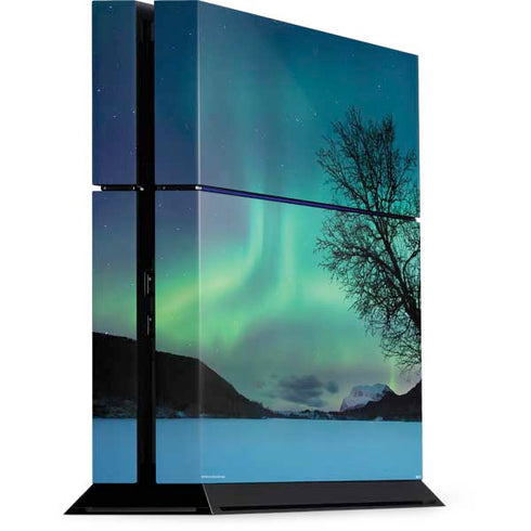 StockTrek Aurora Borealis over a lake in Norway PlayStation PS4 Skins